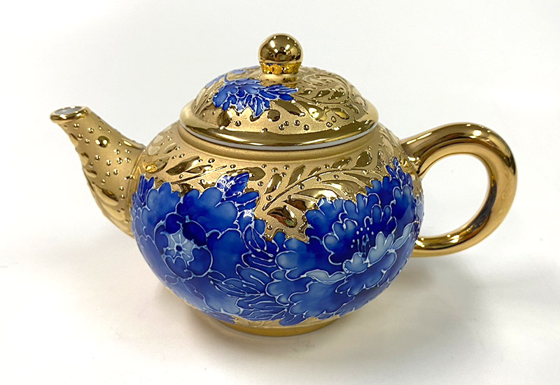 法華彩 鎏金茶壺組(一壼一茶海六杯禮盒組)